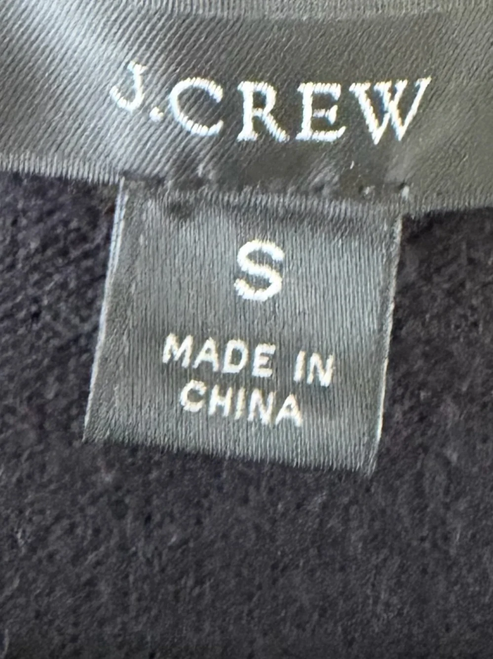 J. Crew Cotton/cashmere sweatshirt. Women’s size small.